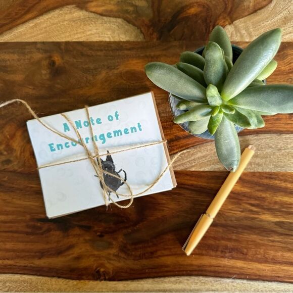 Blank Cards Blank Notes Gift for Cat Lover Encouragement Gift for Friend Custom - Picture 2 of 3